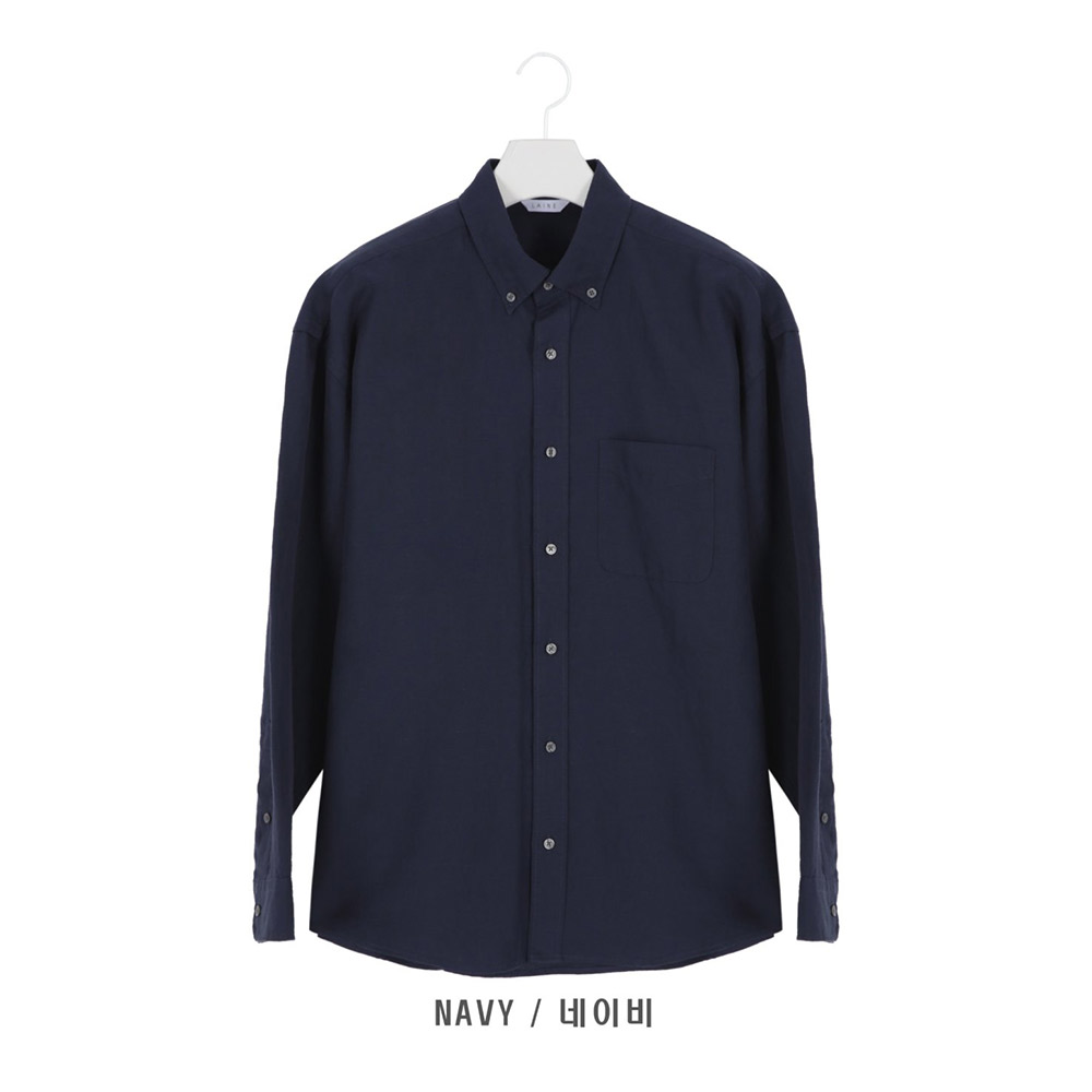 [LAINE] Linen Semi-Oversized Shirt 7