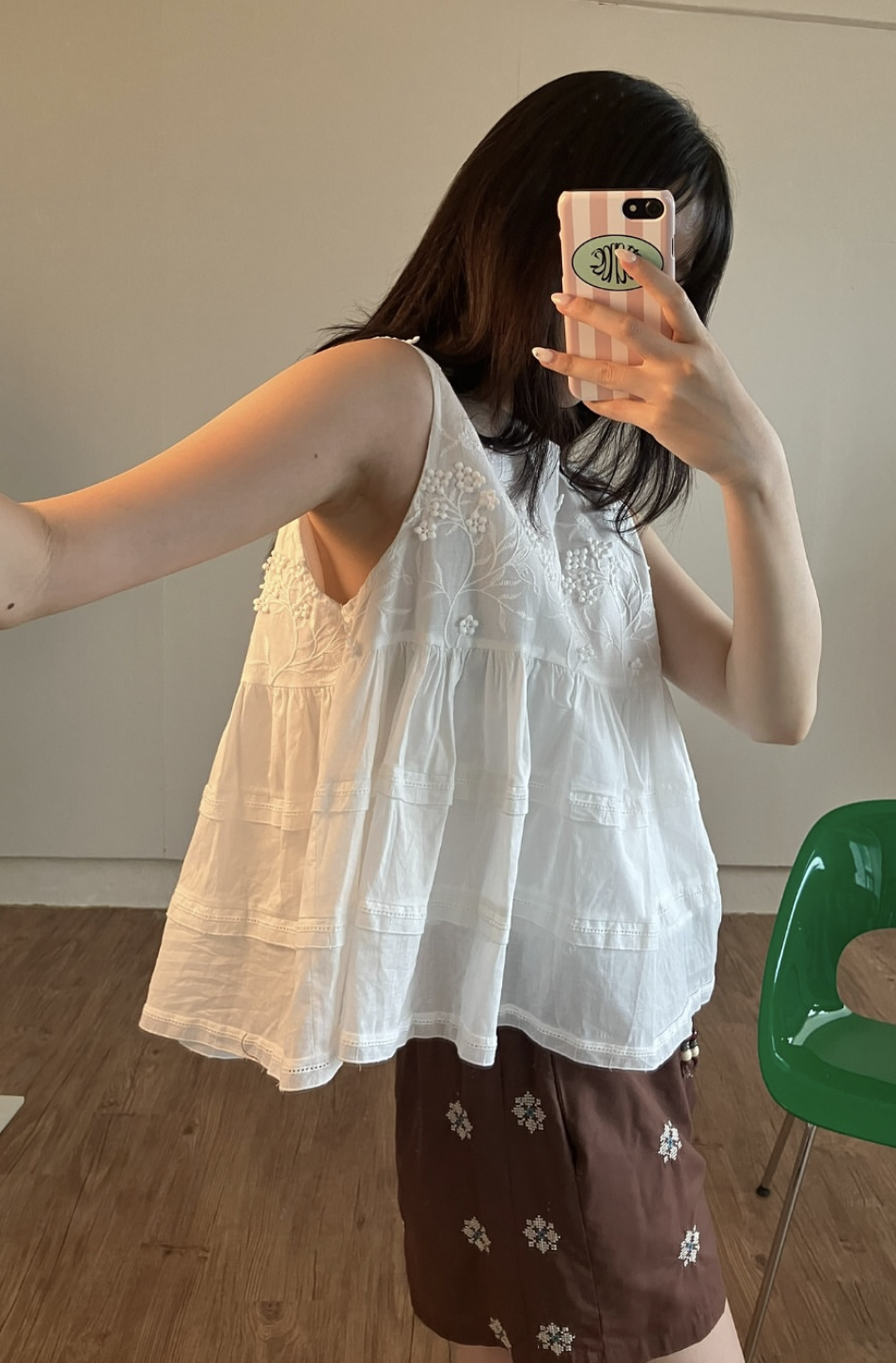 [MARIGOLD] Brick Mid-Thigh Shorts 2