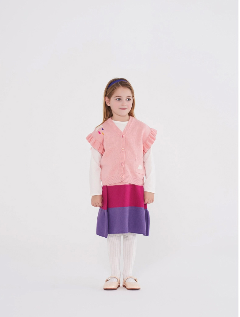 [SKIN2ND] Ruffled Knit Vest 6