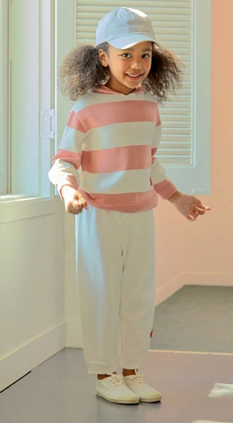 [SKIN2ND] Wholegarment Stripe Hoodie 4