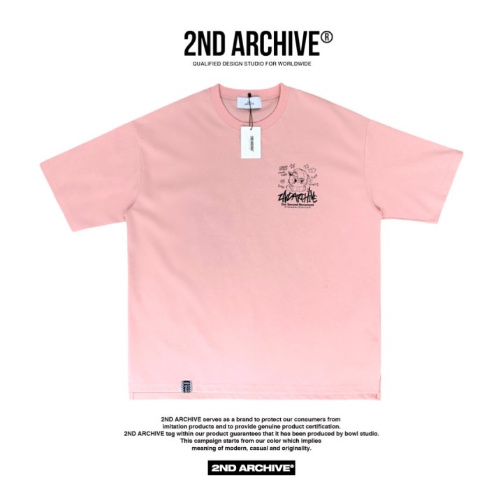[2ND ARCHIVE] Smile Baseball Cap Cat Short Sleeve T-Shirt 2