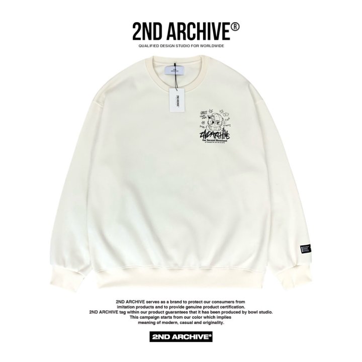 [2ND ARCHIVE] Smile Baseball Cap Cat Sweatshirt 5