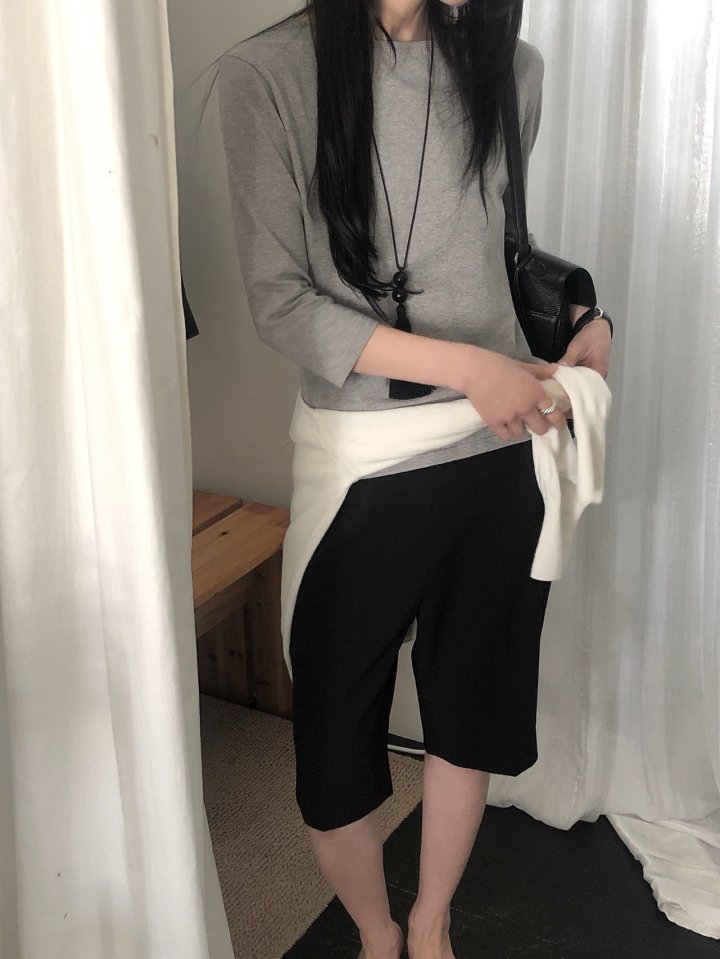 [LE BUTTER] Essential 3/4 Sleeve T-Shirt 10