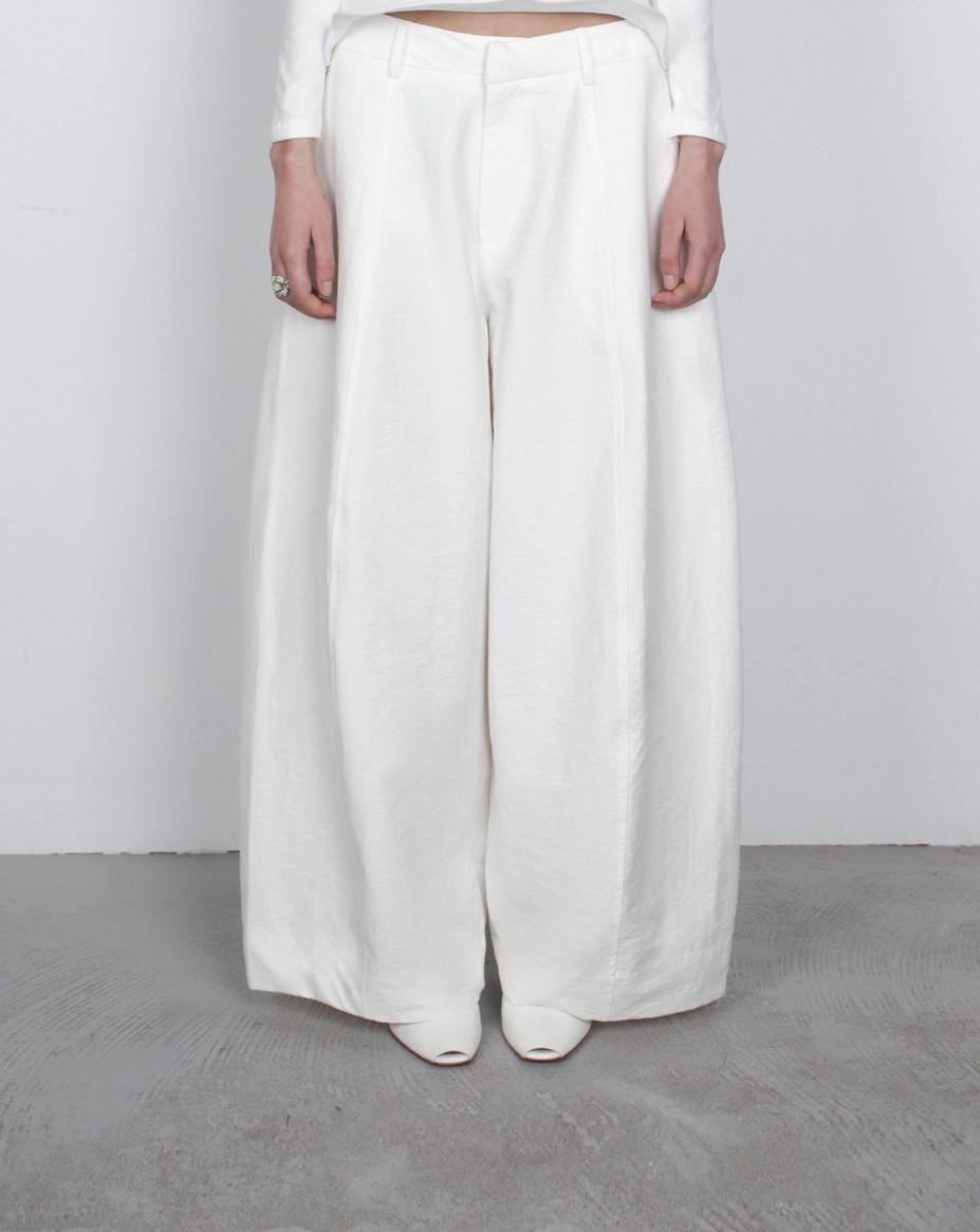 [TEXTURE] Obi Wide Cotton Pants 7