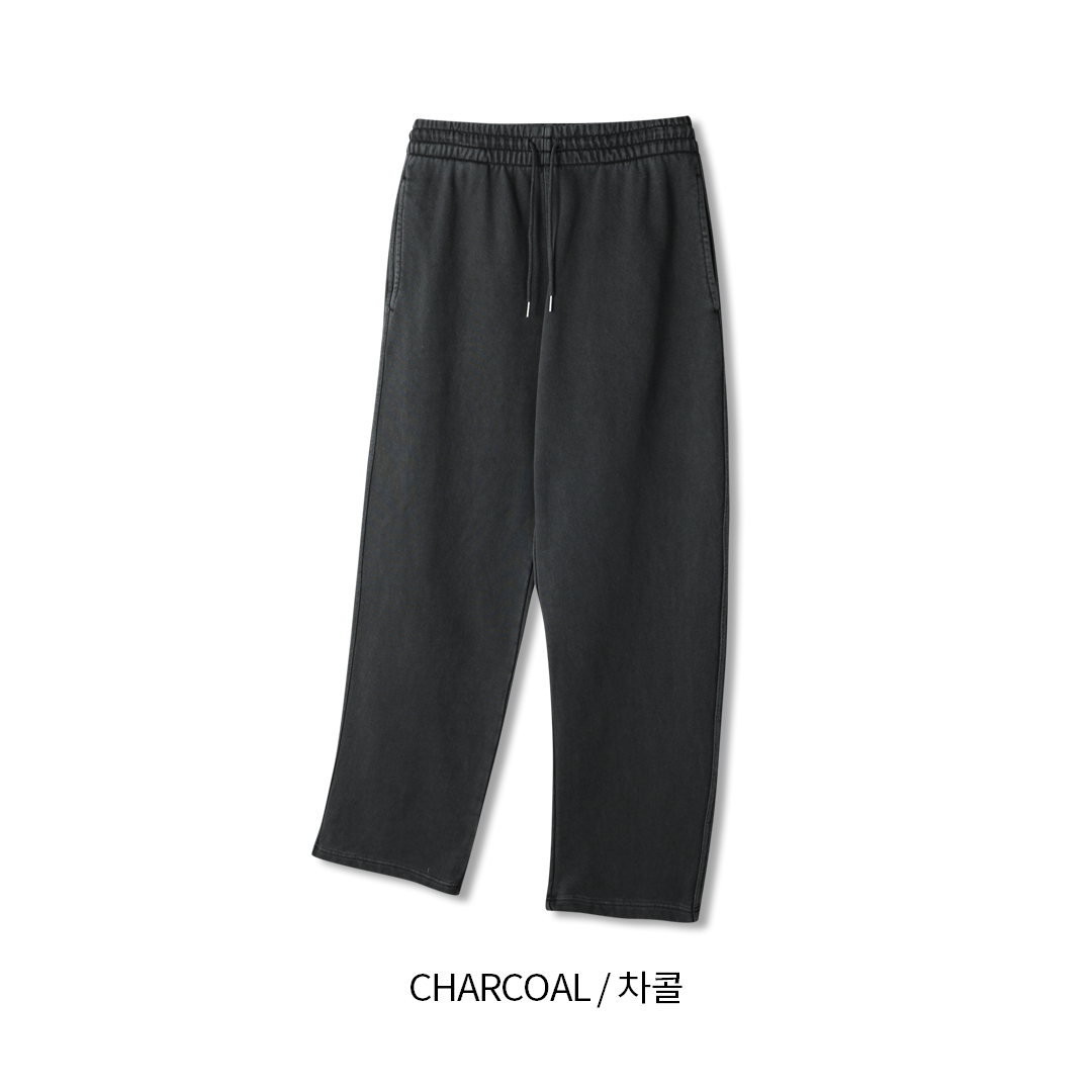 [LOGAN] Retro Dyed Pigment Wide Pants 7