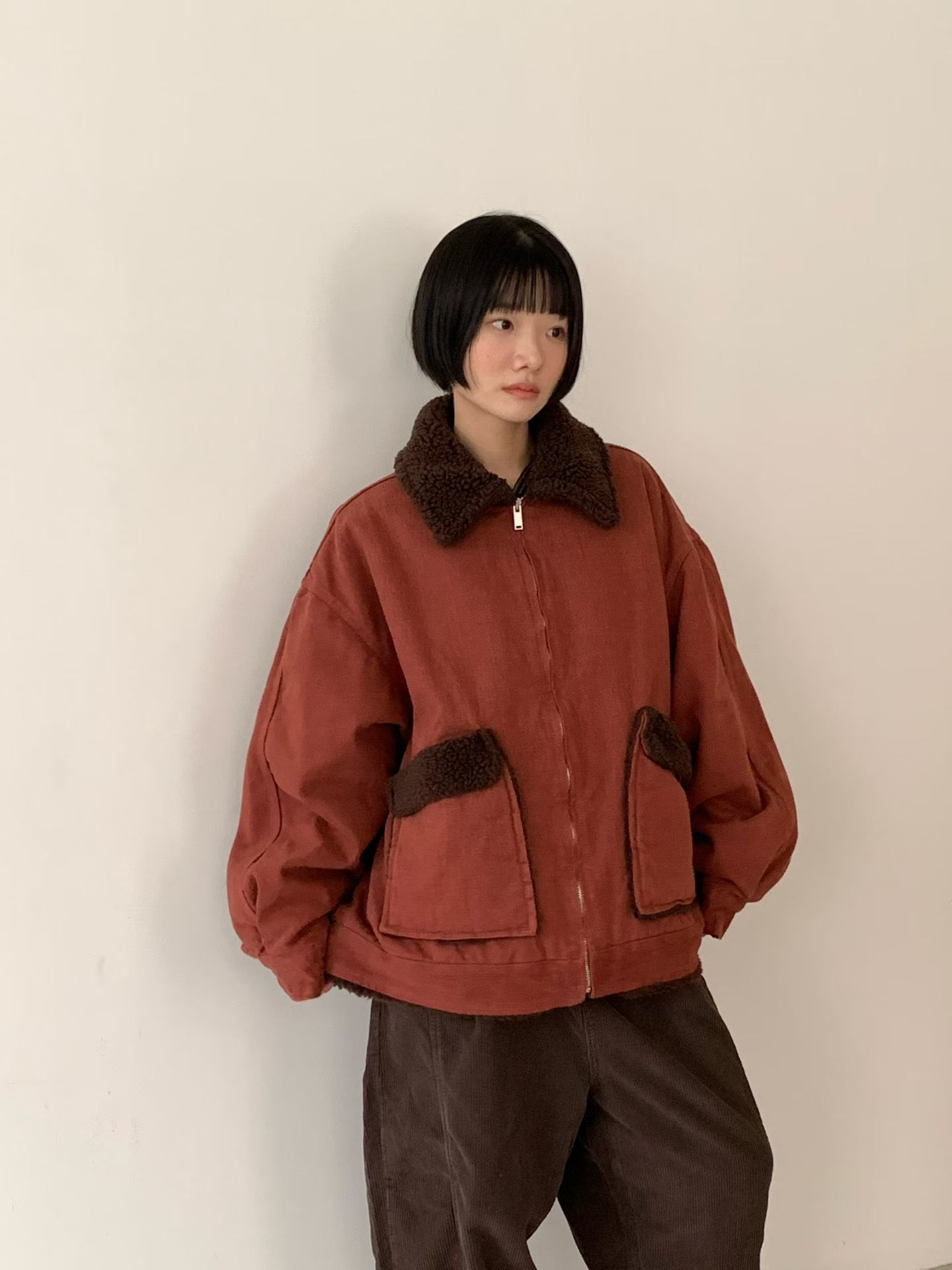 [VENTI] Pigment Fleece Denim Jumper 9