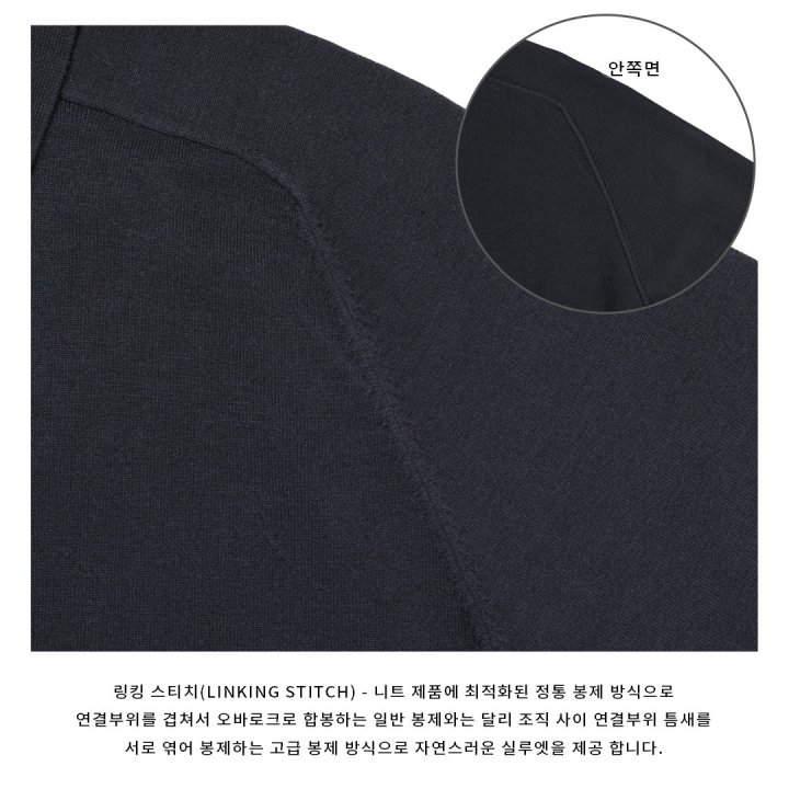 [LOGAN] Logan Panelled Buttoned Collared Knit 6