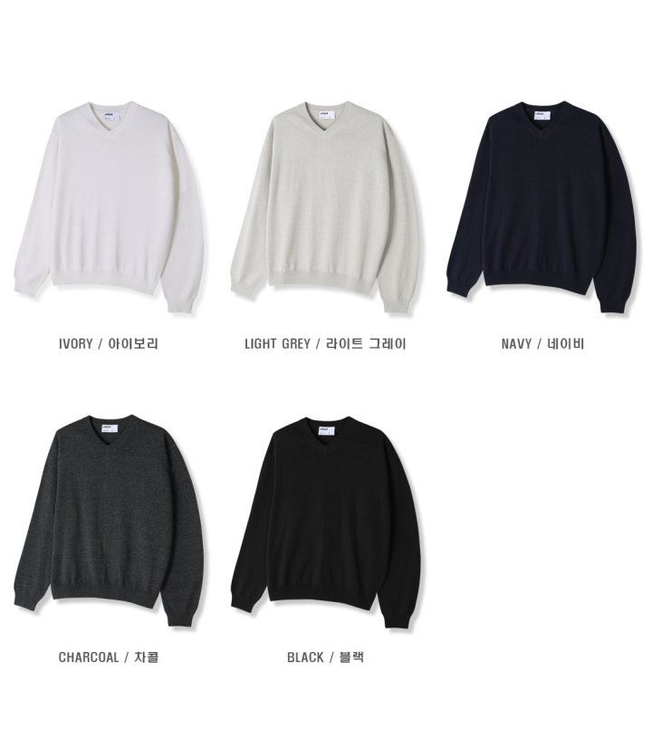 [LOGAN] LA V-Neck Knit 7