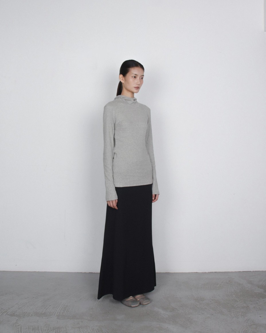 [TEXTURE] Gu Slim-Fit Hoodie T-Shirt 7