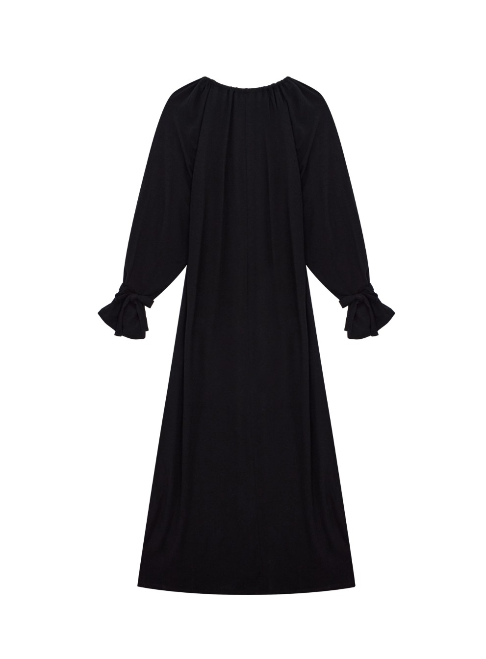 [TEXTURE] Min Open-Back Shirred Dress 7