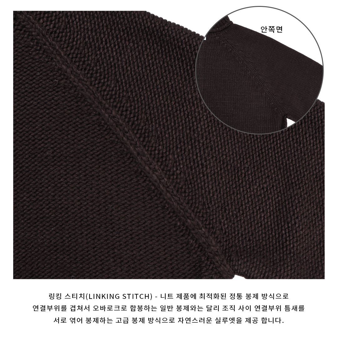 [LOGAN] Uni Knit Zip-Up Jacket 3