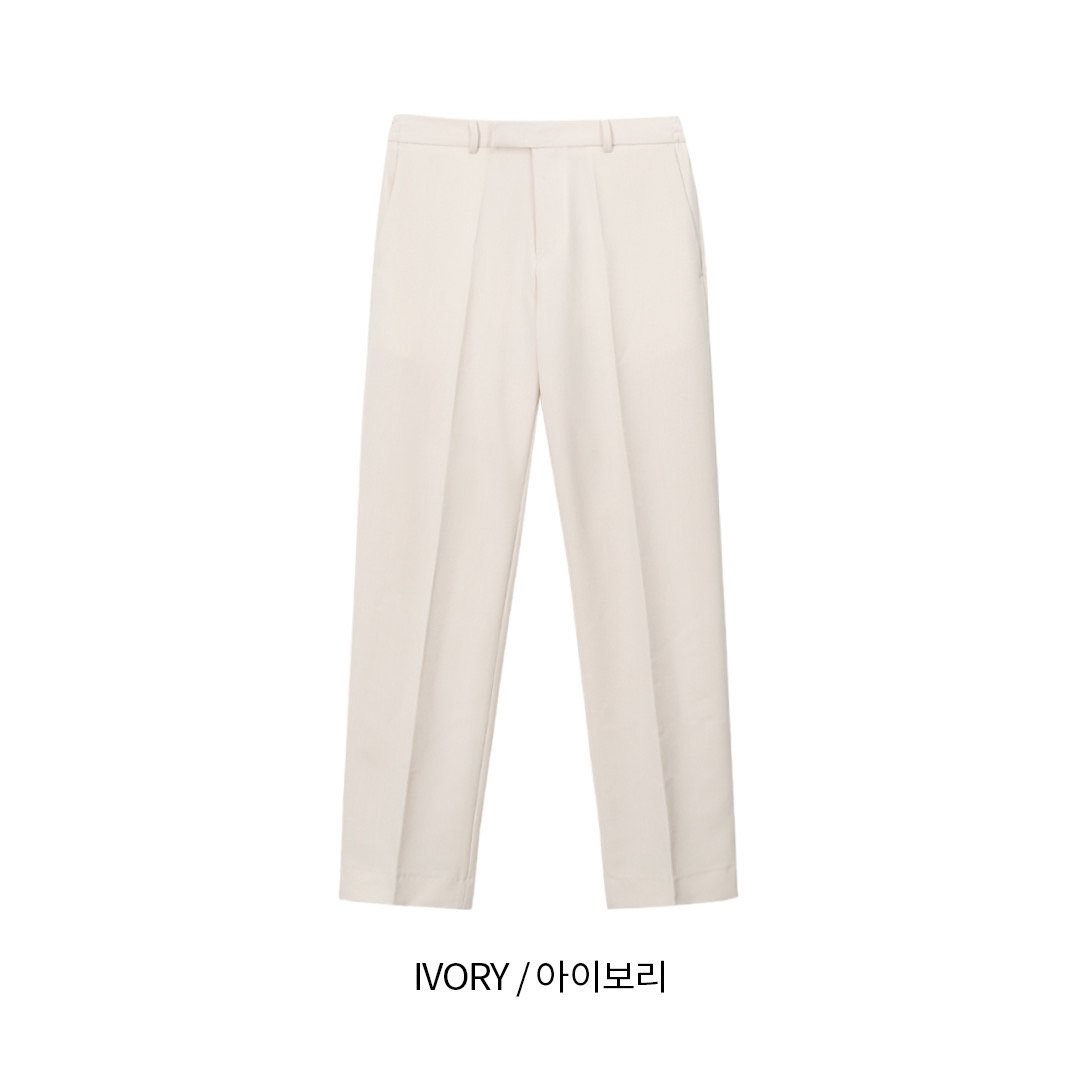 [LOGAN] Rosy Side Standard Fit Slacks 9
