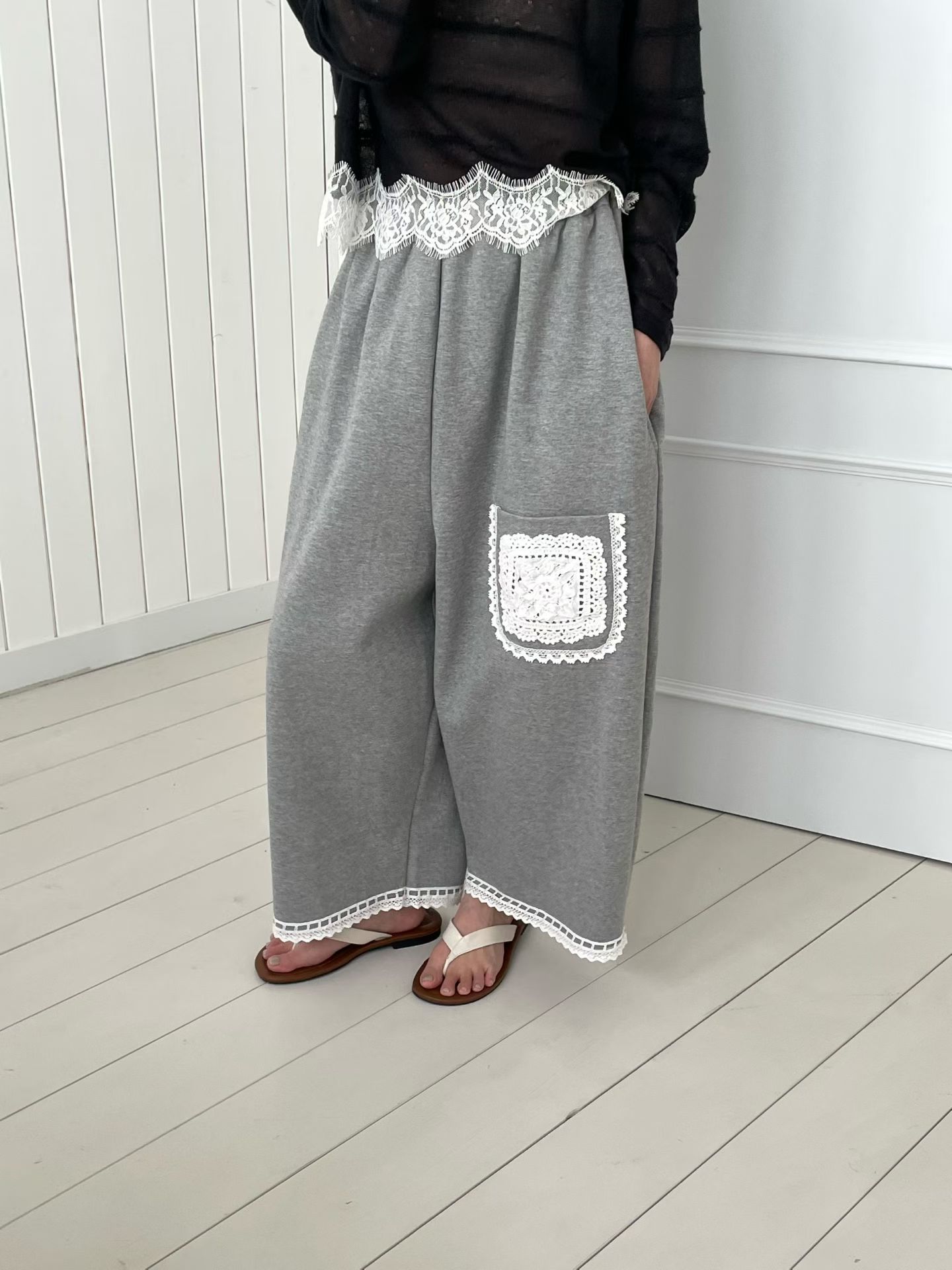 [VENTI] Hipper Lace Pants 4