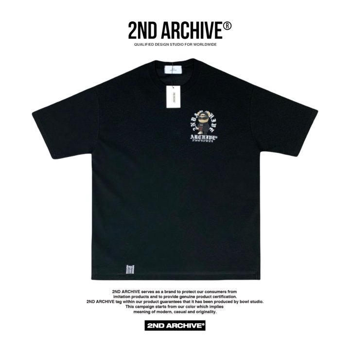 [2ND ARCHIVE] Western Baseball Cap Bear Short Sleeve T-Shirt 6