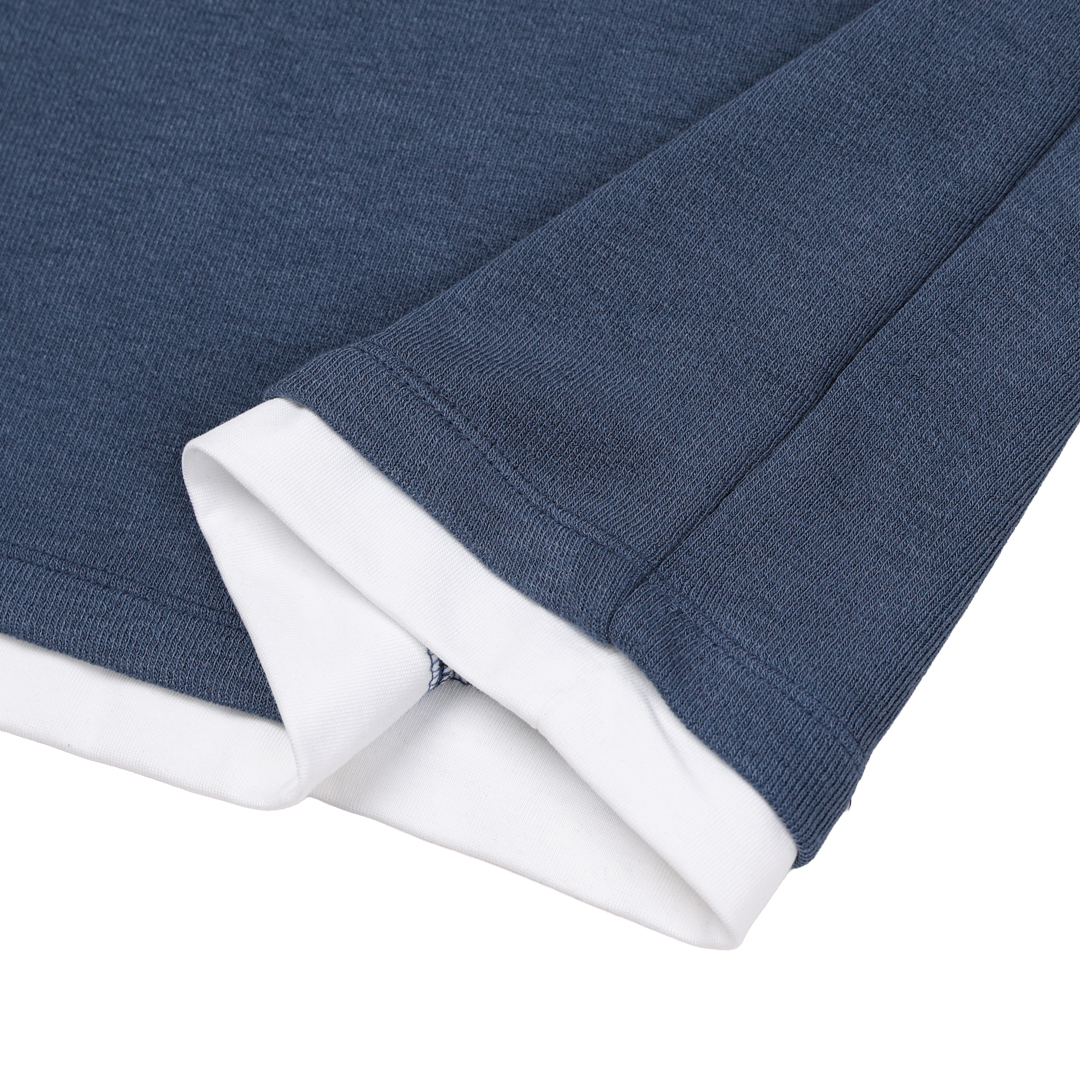 [LOGAN] Store Layered Henley Neck T-Shirt 4