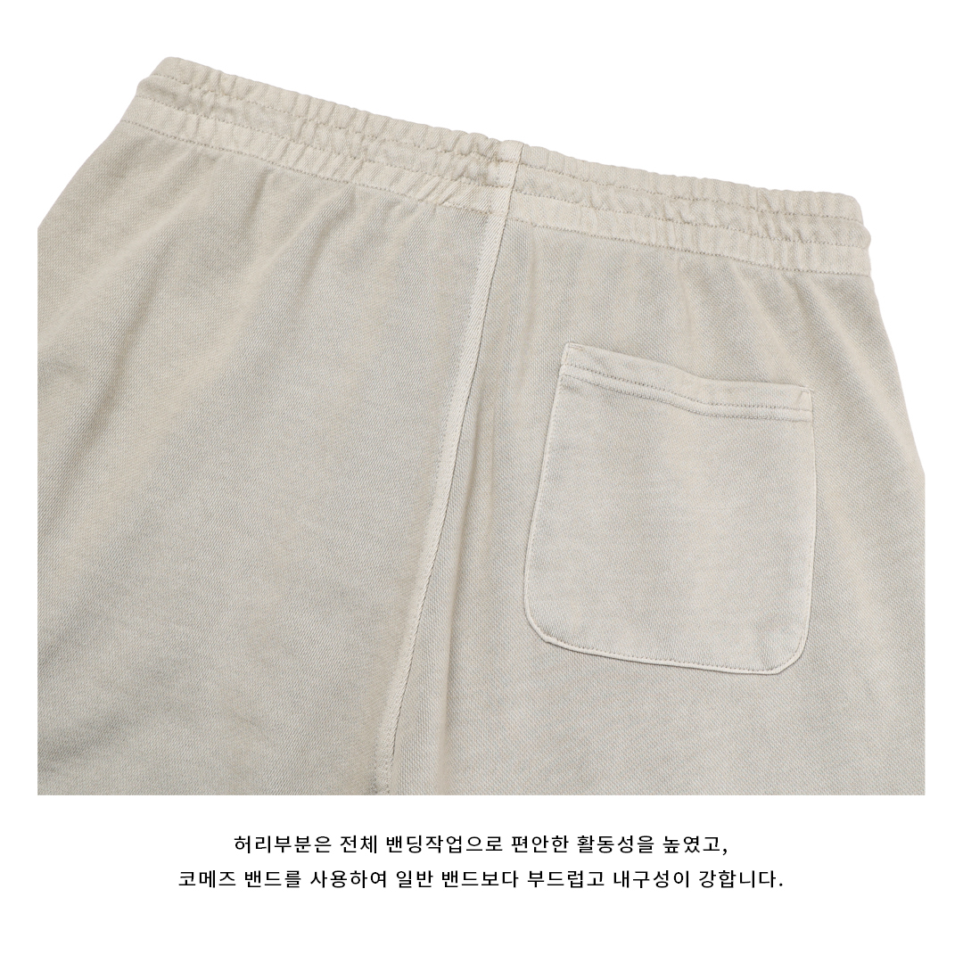 [LOGAN] Retro Dyed Pigment Wide Pants 3