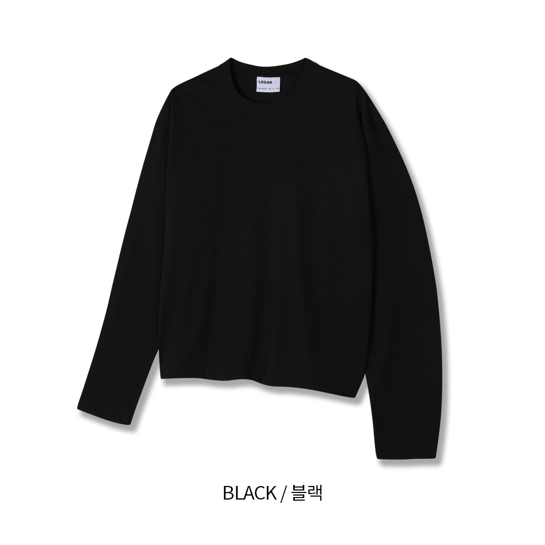 [LOGAN] Planned Cropped Long Sleeve T-Shirt 3