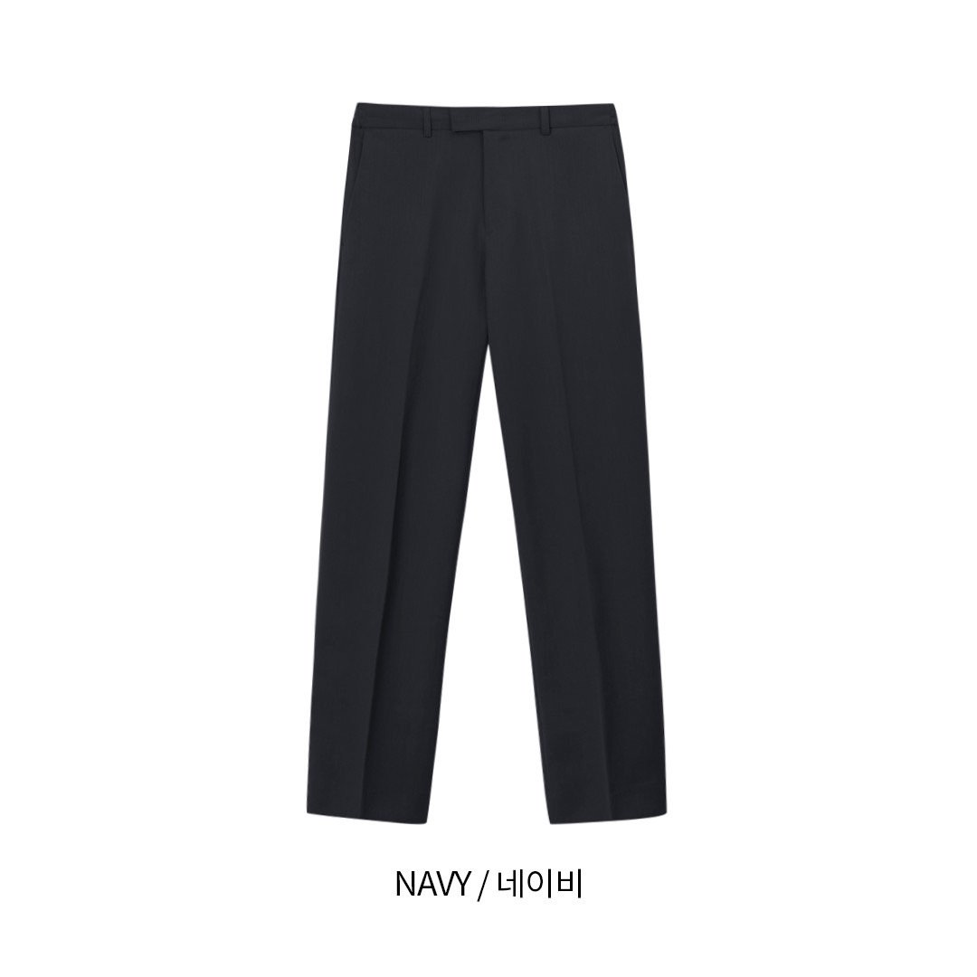 [LOGAN] Rosy Side Standard Fit Slacks 7
