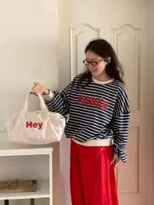 [VENTI] Paraha Striped Sweatshirt 3