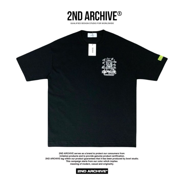 [2ND ARCHIVE] Reflective Space Bear Short Sleeve T-Shirt 4