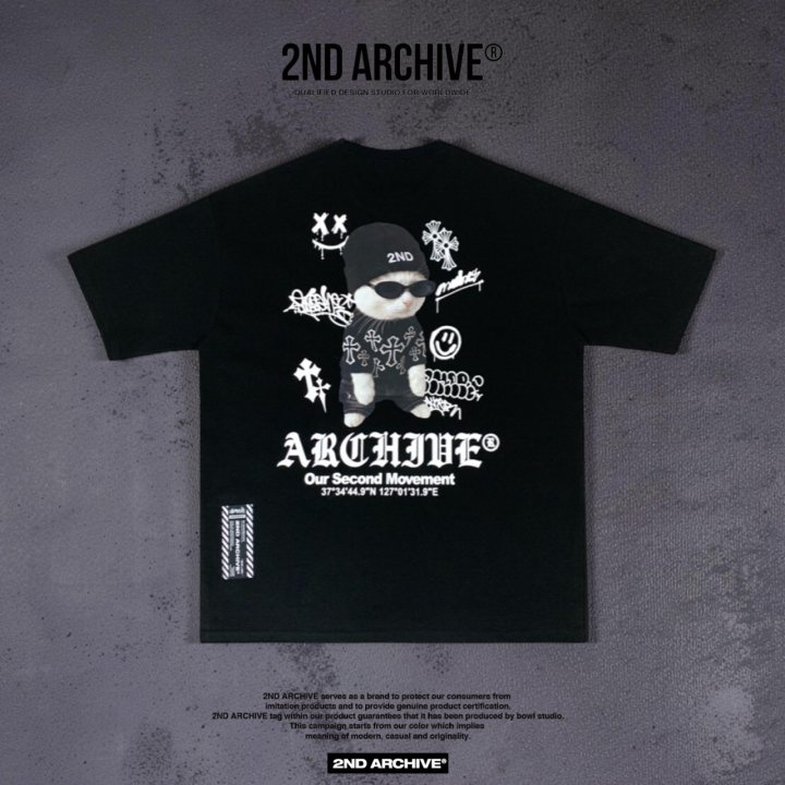 [2ND ARCHIVE] Swag Cross Cat Short Sleeve T-Shirt 10