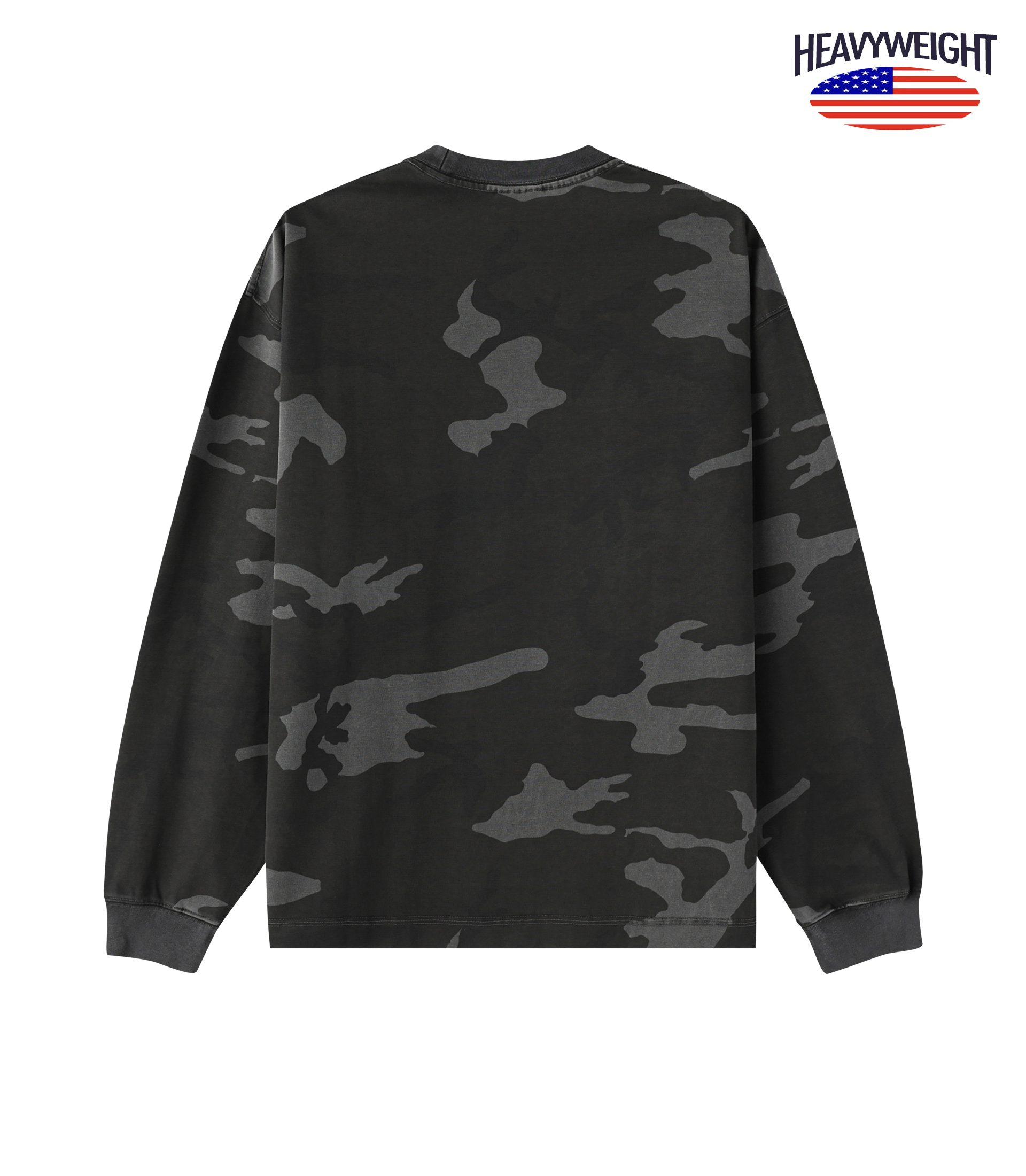 [LAINE] Camo Pigment Long Sleeve T-Shirt 4