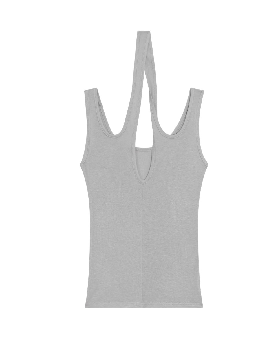 [TEXTURE] Lek Slim-Fit Halter Sleeveless Top 6