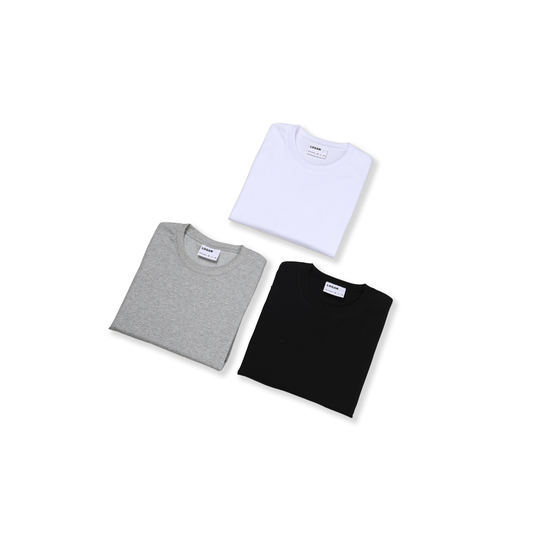 [LOGAN] Cropped Ribbed Oversized Long Sleeve T-Shirt 9