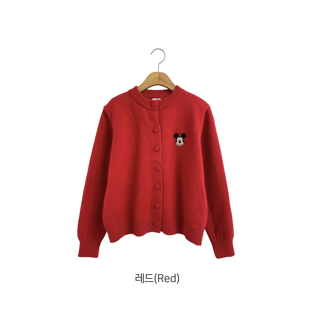 (Official Licensed Disney) [NEON FISH] Mickey Embroidered Cardigan 9