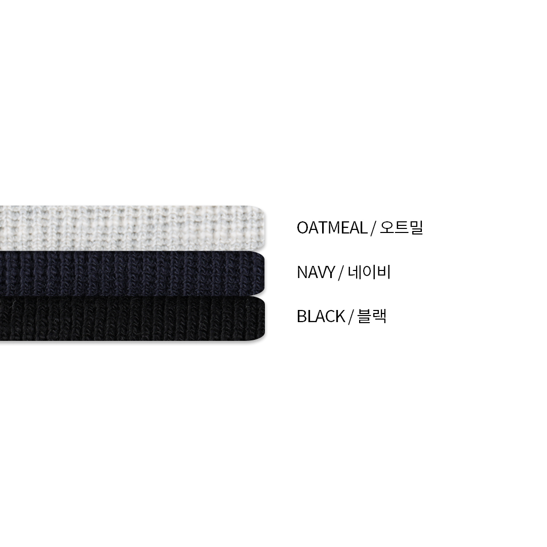 [LOGAN] Slub Henley Neck Long Sleeve T-Shirt 4