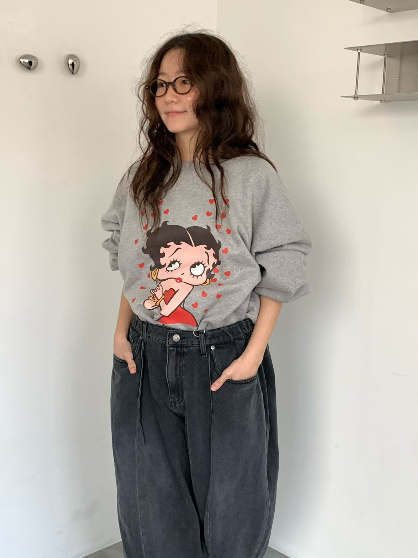 (Official Licensed King Features Syndicate) [VENTI] Betty Boop Sweatshirt 2