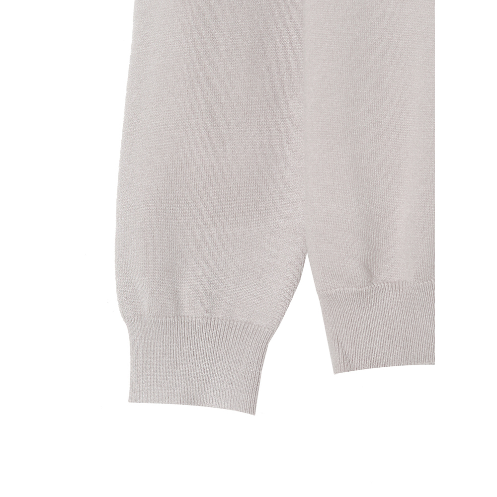 [OCEAN] Shimmer Cashmere-like Mock Neck Knit 4