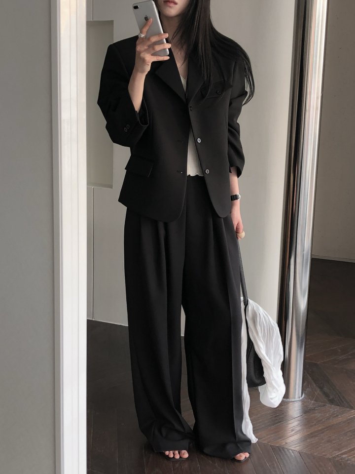 [LE BUTTER] Pebble Wool Jacket 7