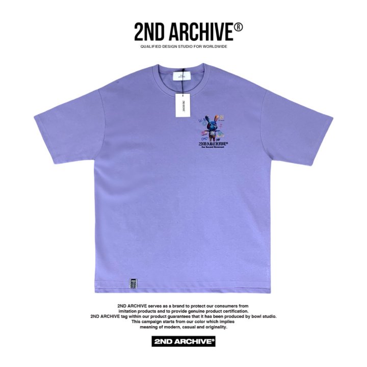 [2ND ARCHIVE] Graffiti Rabbit Short Sleeve T-Shirt 3