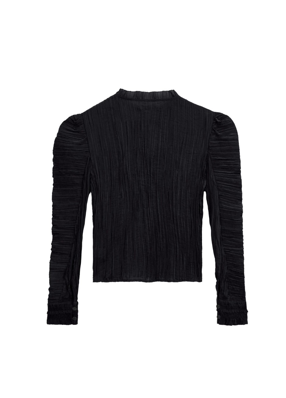 [TEXTURE] Ja Pleated Volume Blouse 4