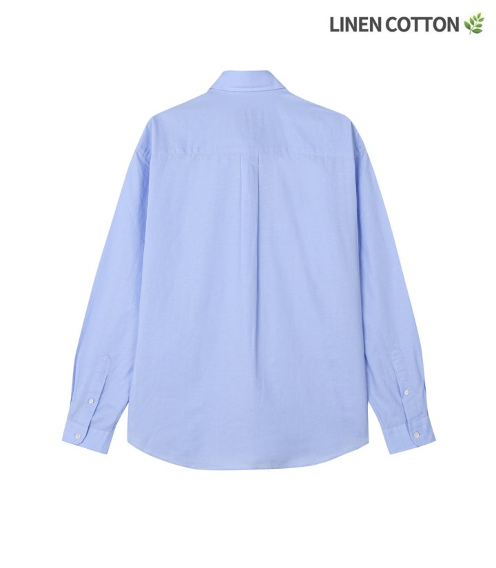 [LAINE] Linen Two-Pocket Shirt 7