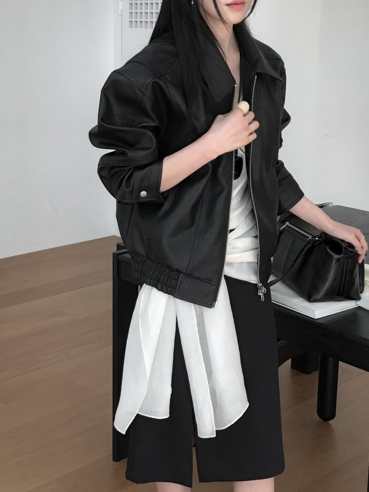 [LE BUTTER] Marche Leather Jacket 2