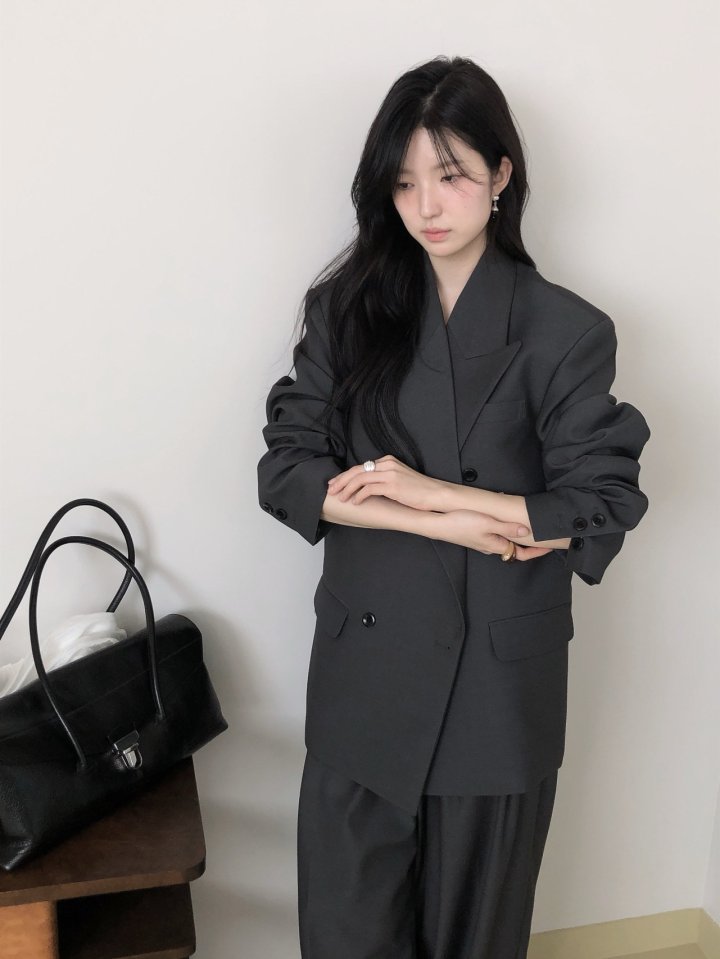 [LE BUTTER] Baro Wool Double Jacket 7