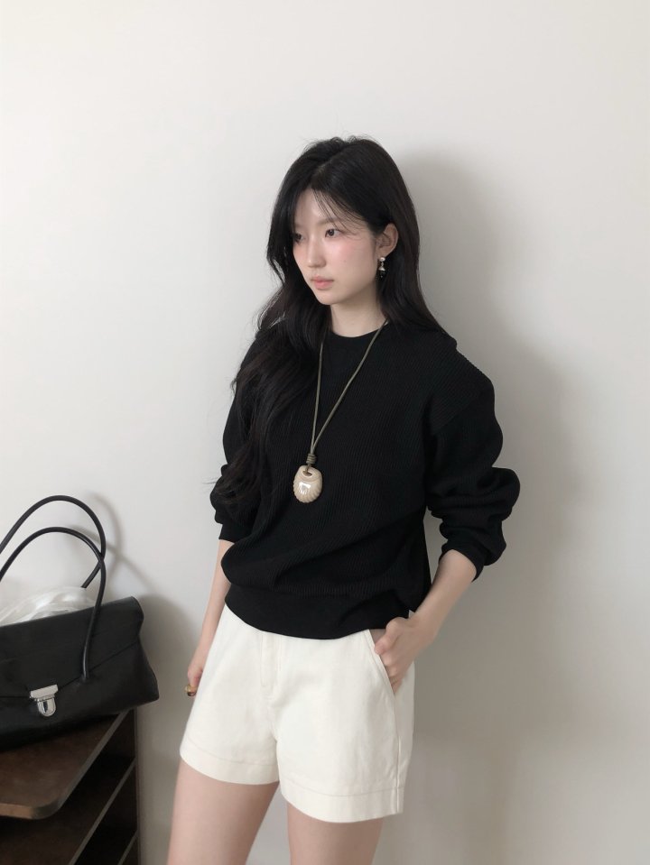 [LE BUTTER] Waffle Sweatshirt 8