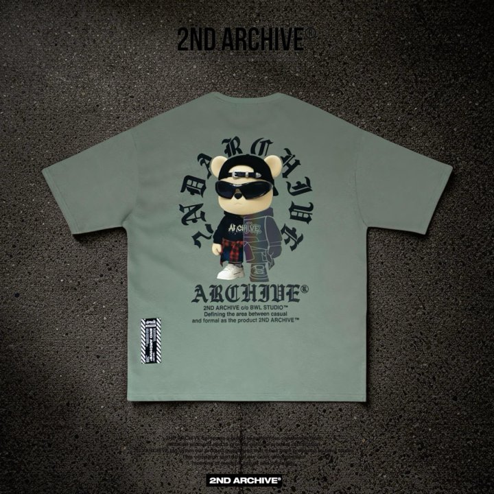 [2ND ARCHIVE] Western Baseball Cap Bear Short Sleeve T-Shirt 9