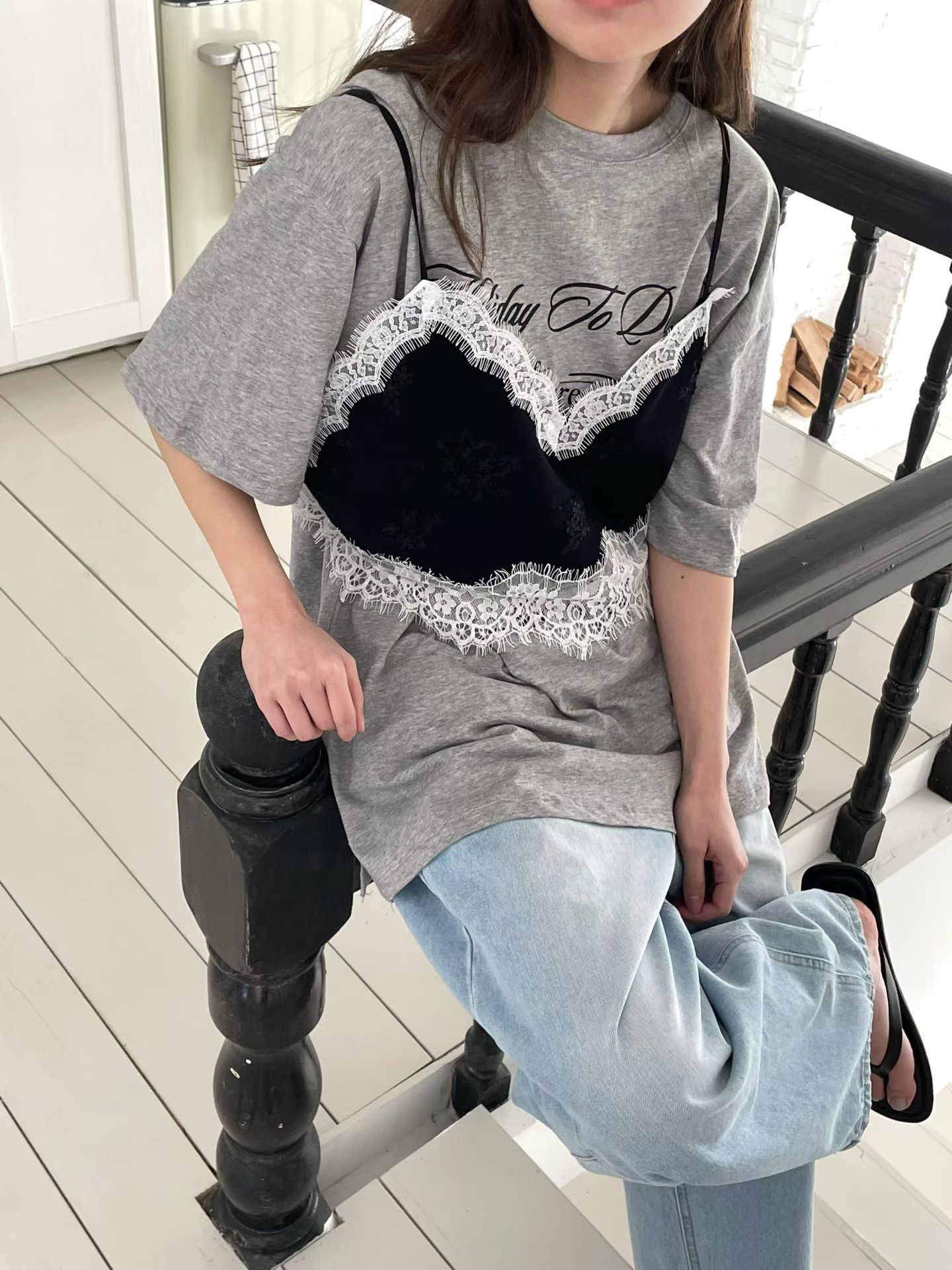 [VENTI] Rio Lace Sleeveless Top 3