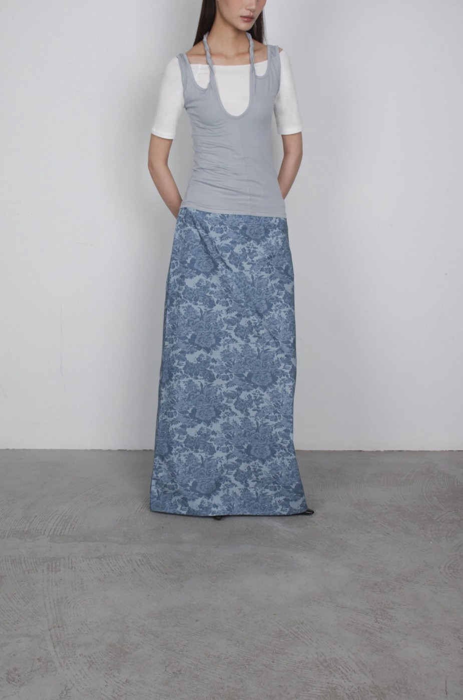 [TEXTURE] War Flower Pattern Skirt 8