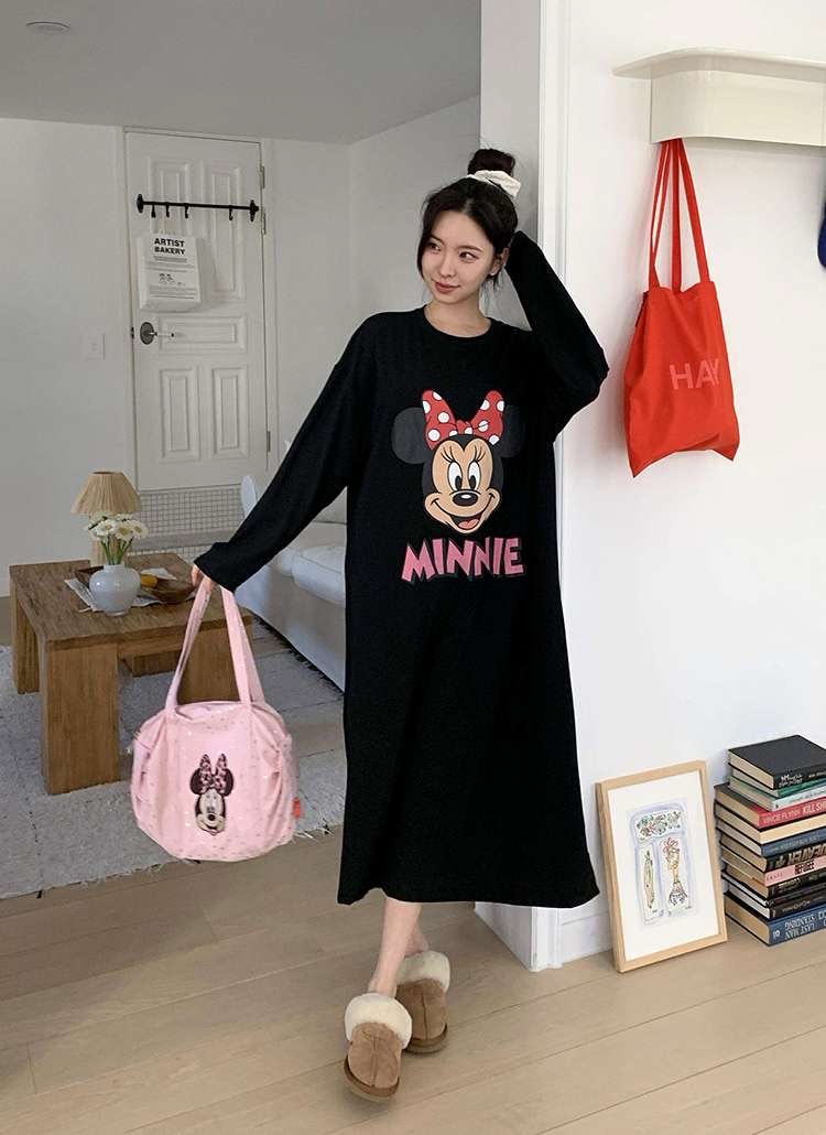 (Official Licensed Disney) [NEON FISH] Mini Round Long Dress 2