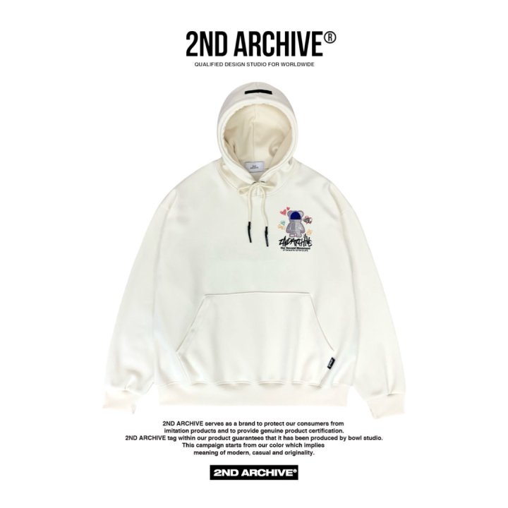 [2ND ARCHIVE] Blue Beanie Bear Hoodie 8