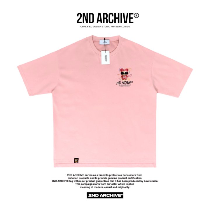 [2ND ARCHIVE] Pink Sunglasses Ravi Short Sleeve T-Shirt 3
