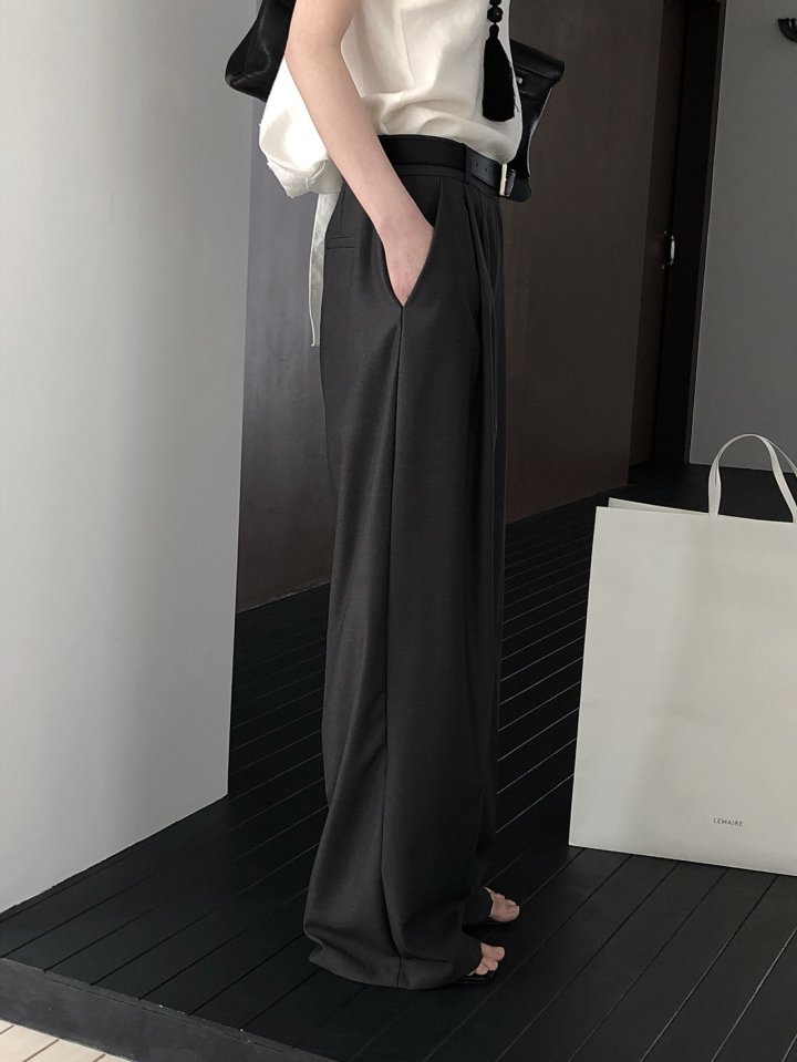 [LE BUTTER] Baro Wool Slacks 5