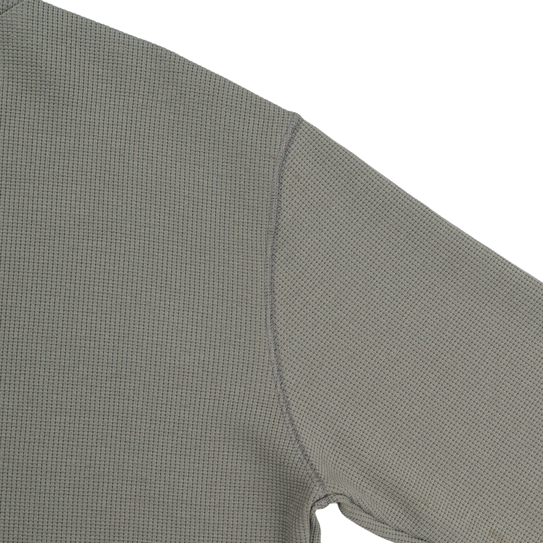 [LOGAN] Waffle Cropped Long Sleeve T-Shirt 5