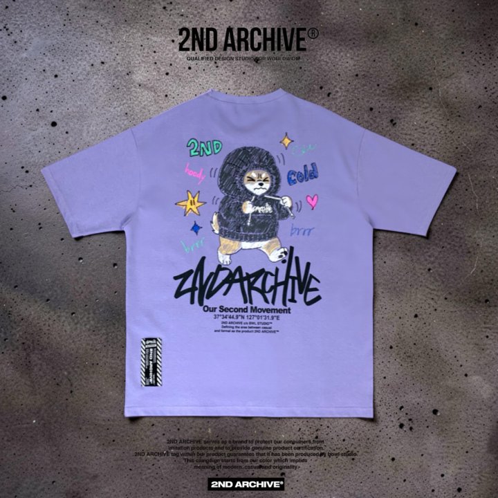 [2ND ARCHIVE] Tight-Laced Shiba Crayon Short Sleeve T-Shirt 8