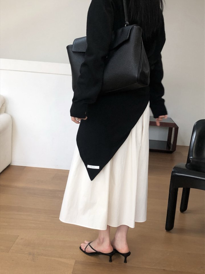 [LE BUTTER] Muffler Cashmere Knit 4