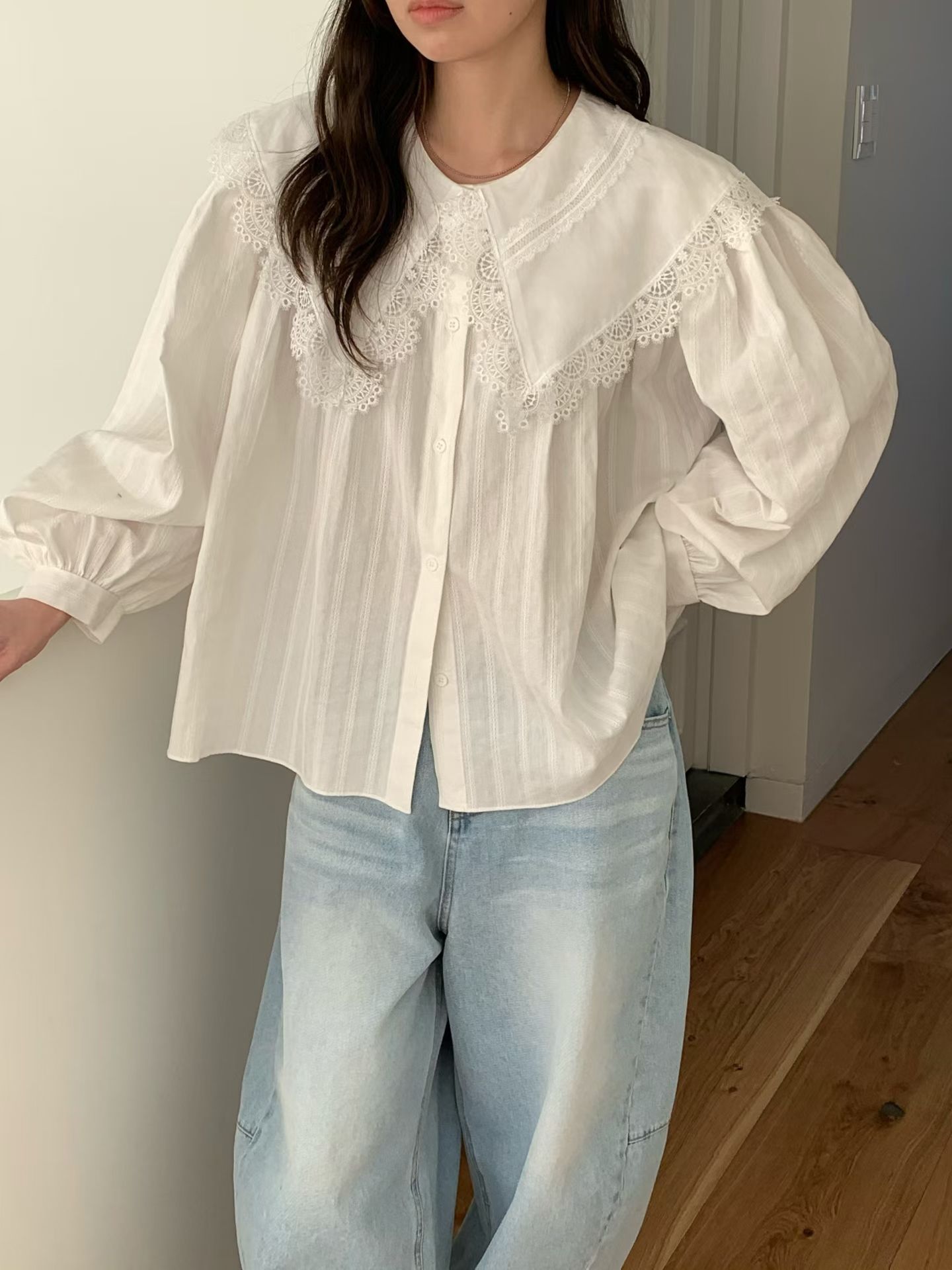 [VENTI] Chichi Collared Blouse 2